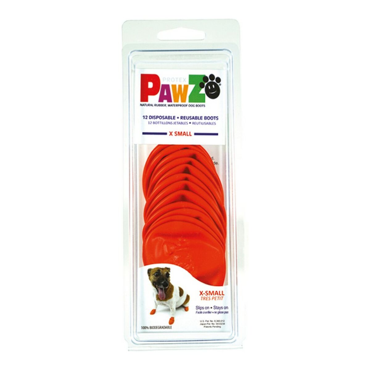 Boots Pawz Dog Orange XS-1