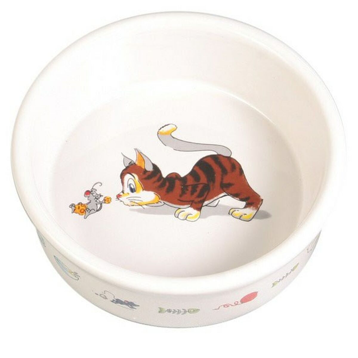 Cat Feeder Trixie White Porcelain 11 cm-0