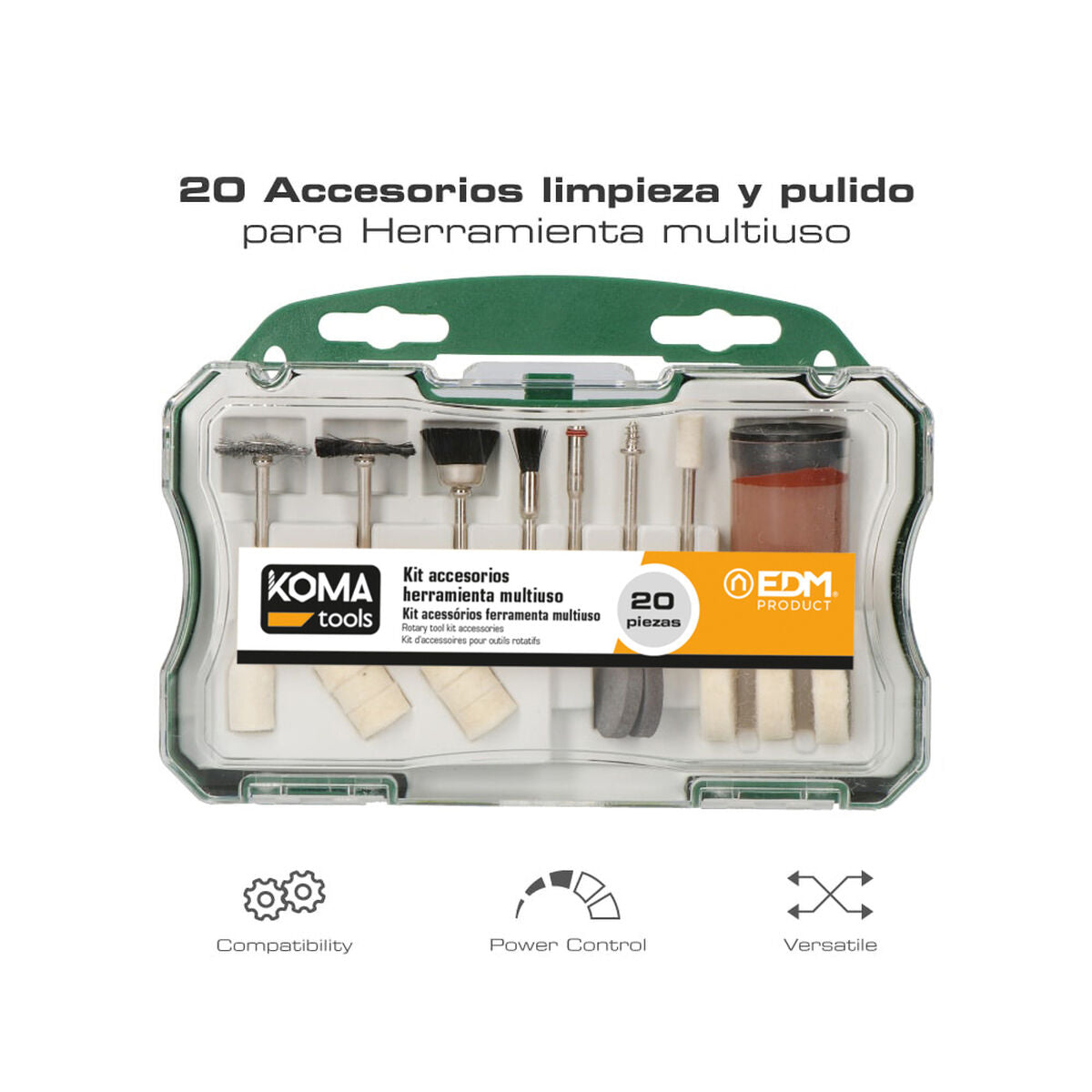 Tool kit Koma Tools 20 Pieces-1
