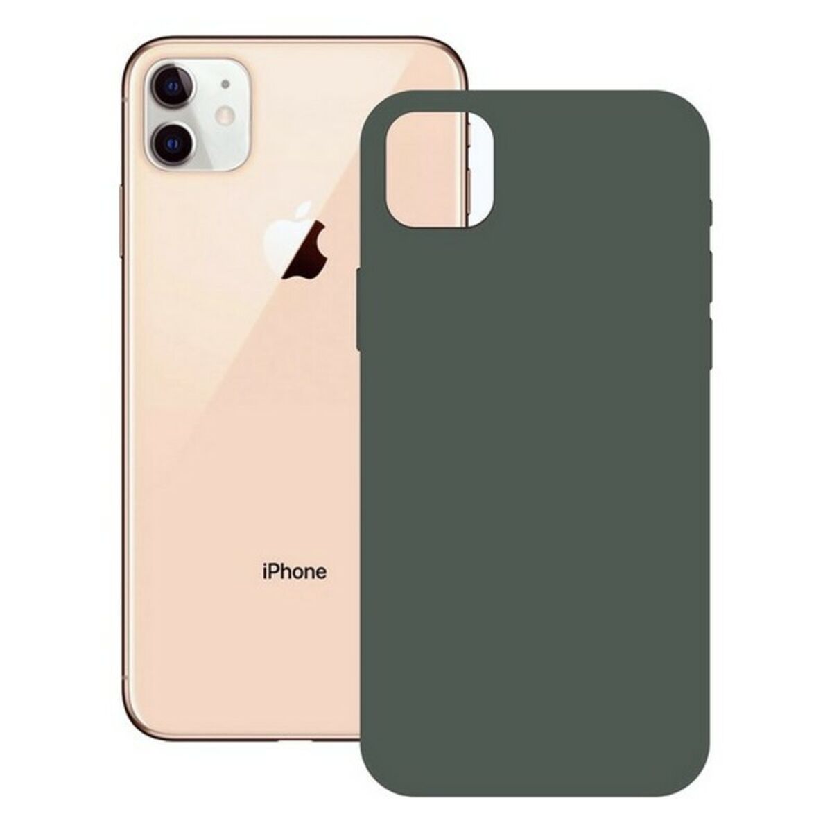 Mobile cover iPhone 12 KSIX Soft Silicone iPhone 12 Mini-5