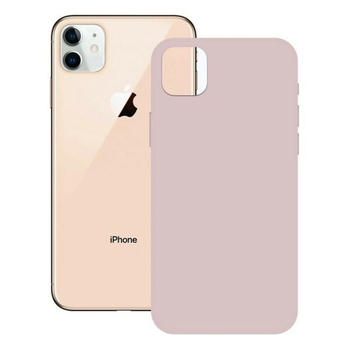 Mobile cover iPhone 12 KSIX Soft Silicone iPhone 12 Mini-4
