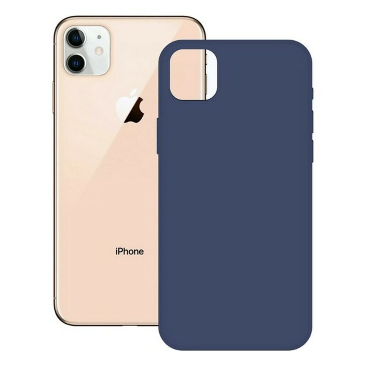 Mobile cover iPhone 12 KSIX Soft Silicone iPhone 12 Mini-2