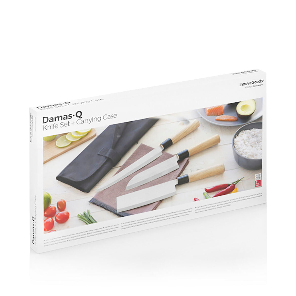 Set of Knives with Professional Carry Case Damas·Q InnovaGoods-2