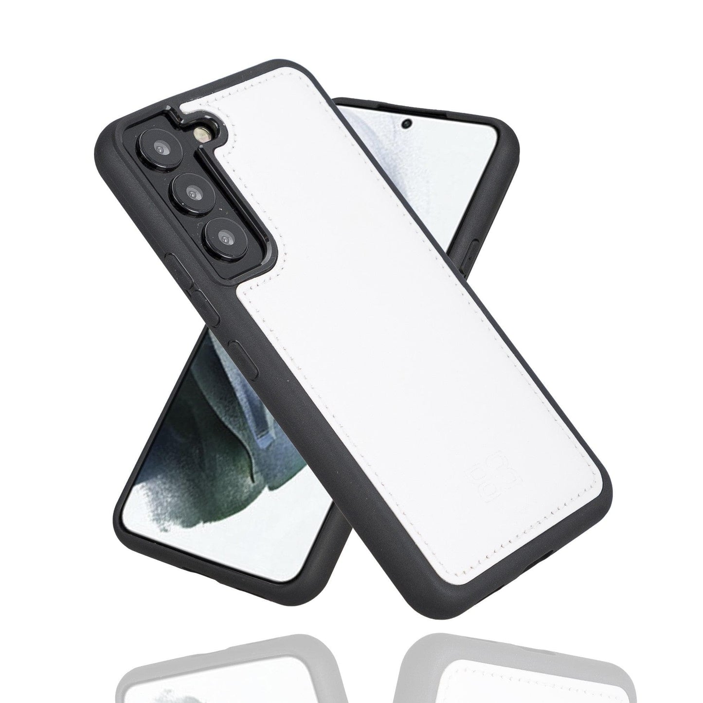 Samsung Galaxy S22 Series Genuine Leather Slim Back Cover Case-25