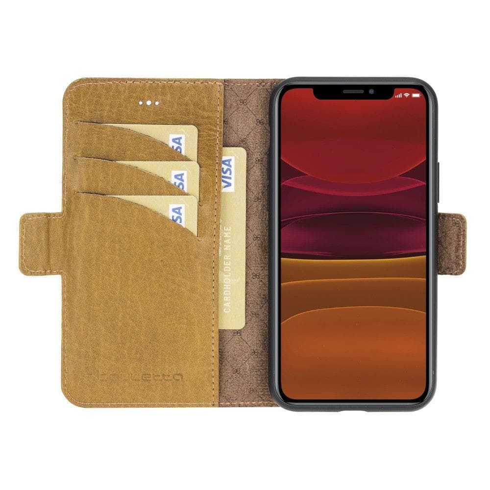 Wallet Folio with ID Slot Leather Wallet Case For Apple iPhone 11 Series-13
