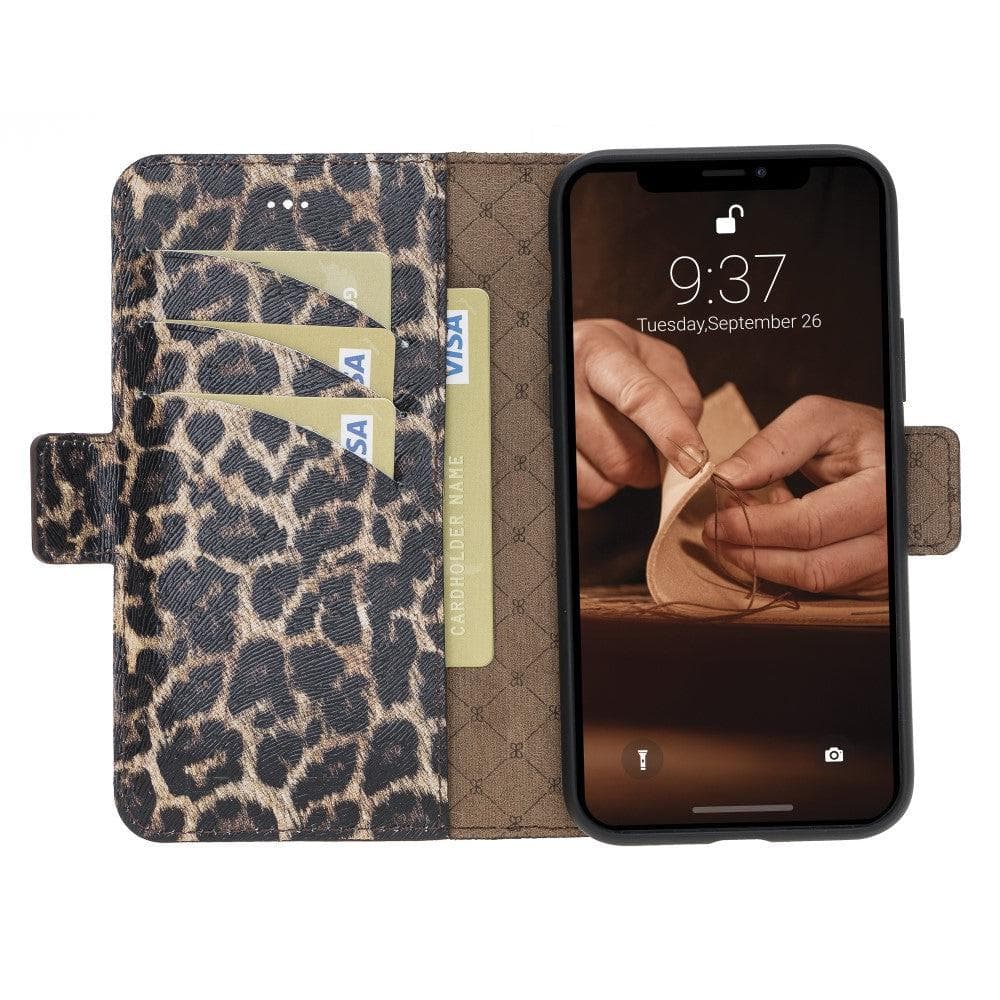 Wallet Folio with ID Slot Leather Wallet Case For Apple iPhone 11 Series-14
