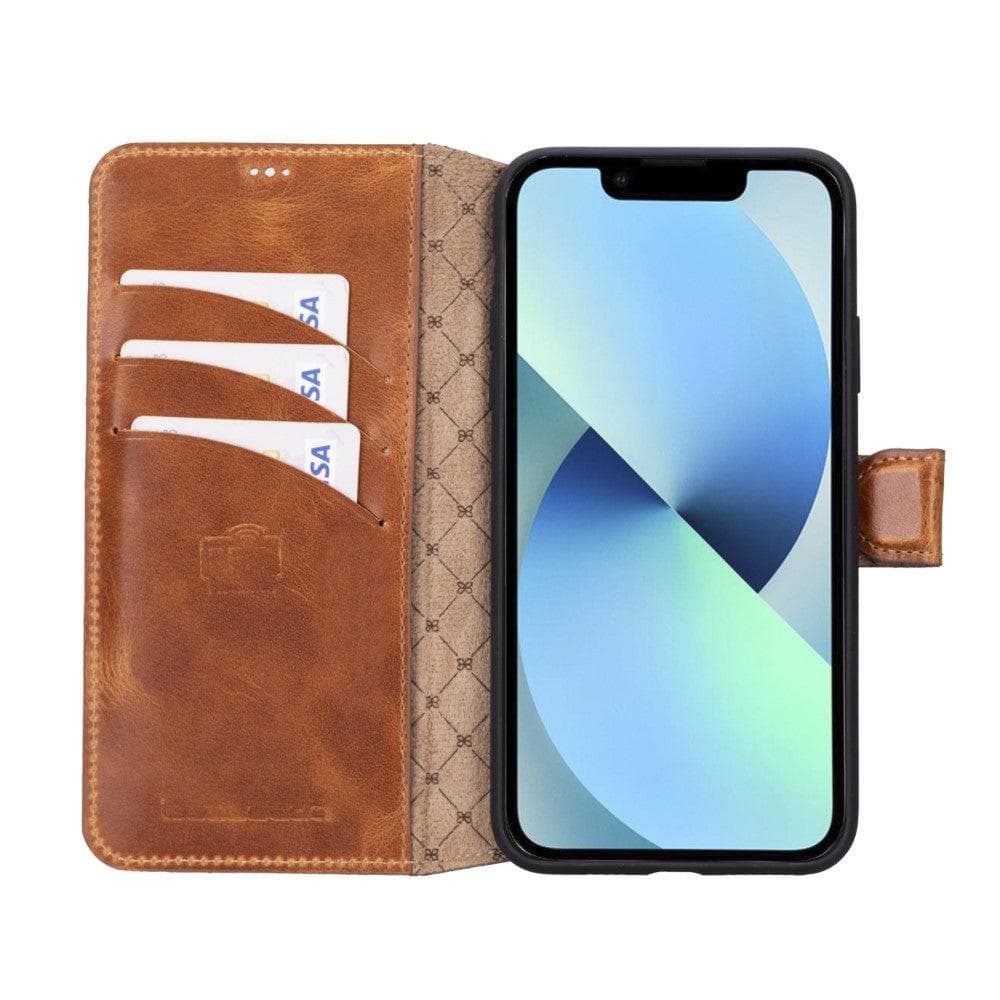 Wallet Folio with ID Slot Leather Wallet Case For Apple iPhone 11 Series-19