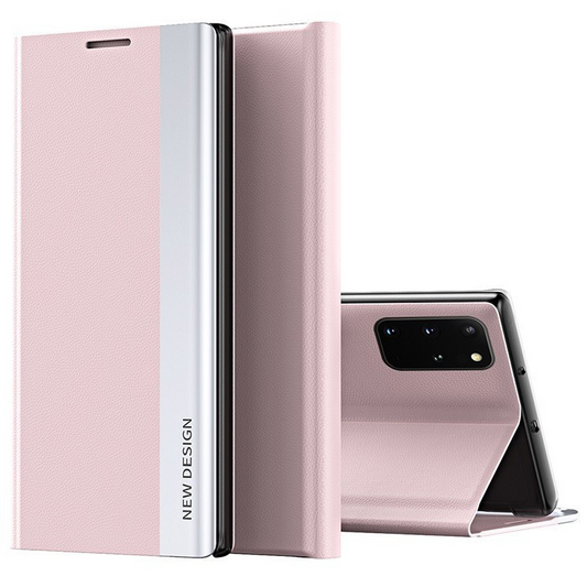 Samsung Galaxy A36 5G SM-A366B, Oldalra nyíló tok, stand, Wooze Silver Line, rózsaszín (TS11986)-0