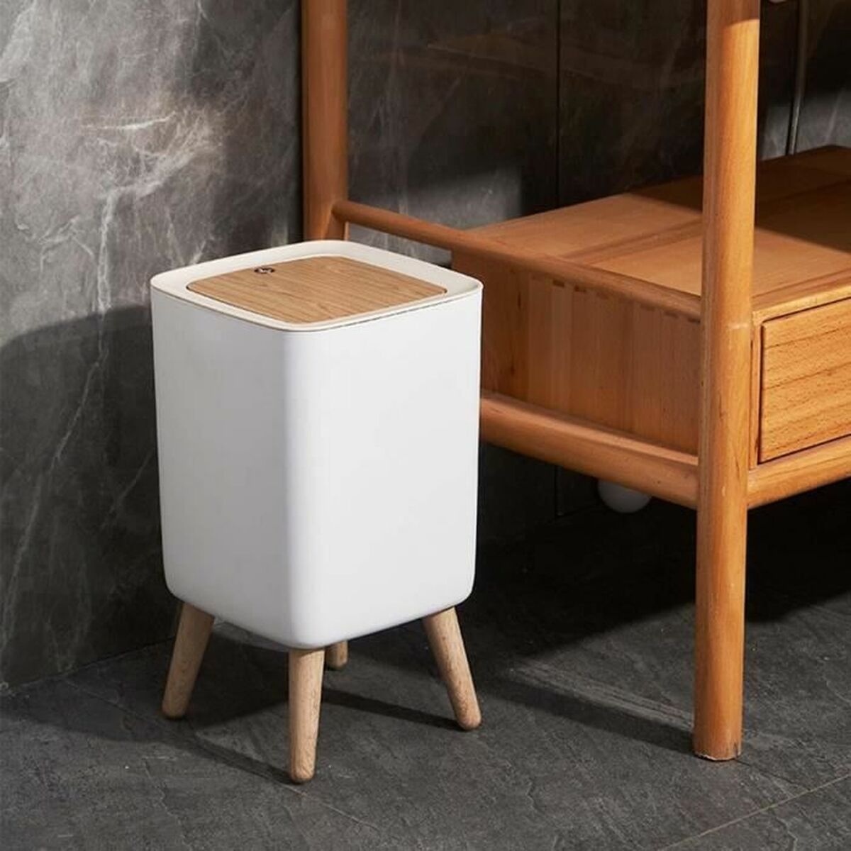 Waste bin Kitchen Move Plastic 10 L-4