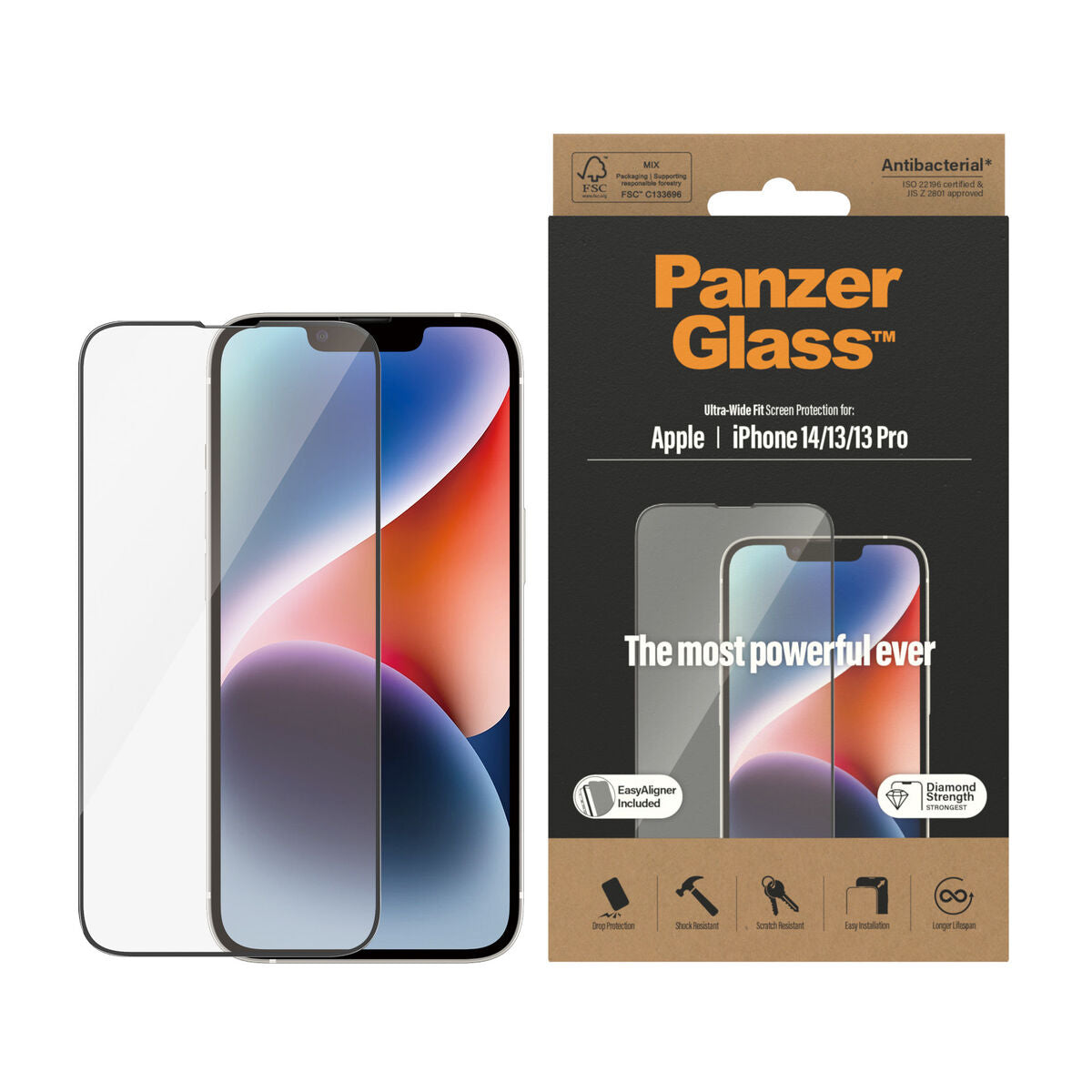 Mobile Screen Protector Panzer Glass 2783 Apple iPhone 13 Pro iPhone 13 iPhone 14-6