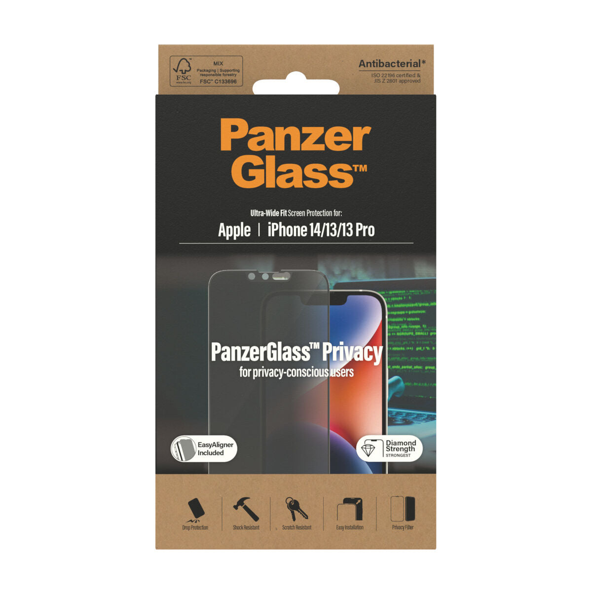 Mobile Screen Protector Panzer Glass P2783 Apple iPhone 13 Pro iPhone 13 iPhone 14-1