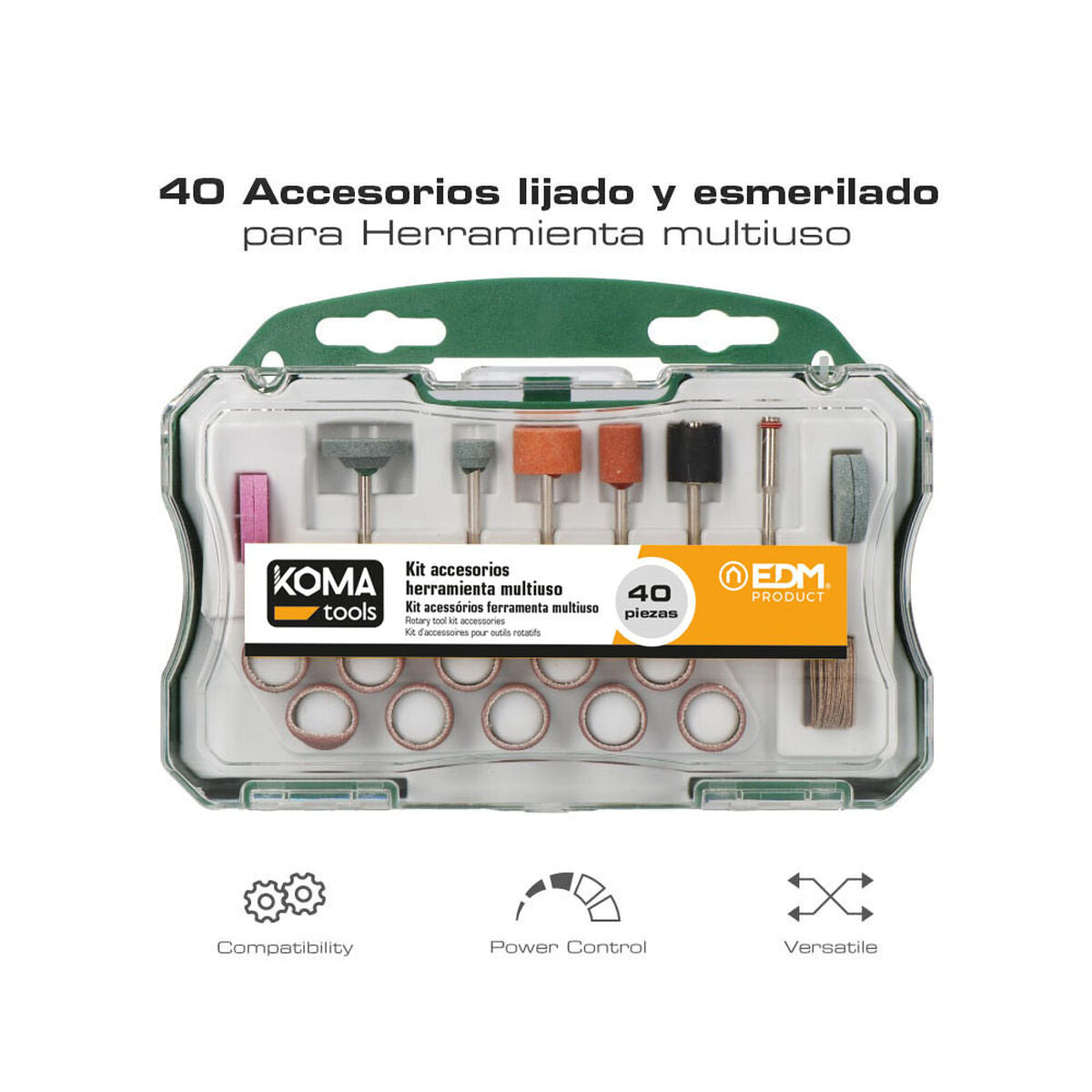 Tool kit Koma Tools 40 Pieces-1
