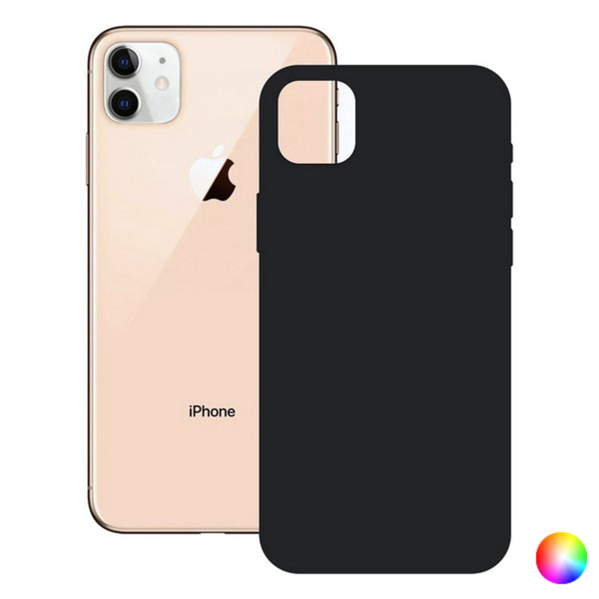 Mobile cover iPhone 12 KSIX Soft Silicone iPhone 12 Mini-0
