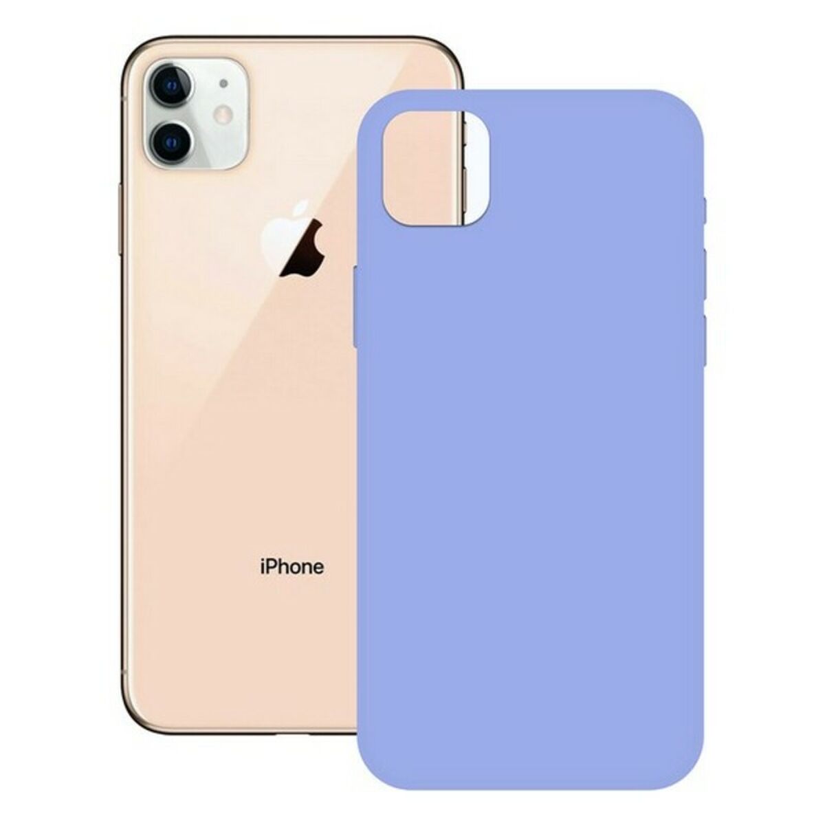 Mobile cover iPhone 12 KSIX Soft Silicone iPhone 12 Mini-3