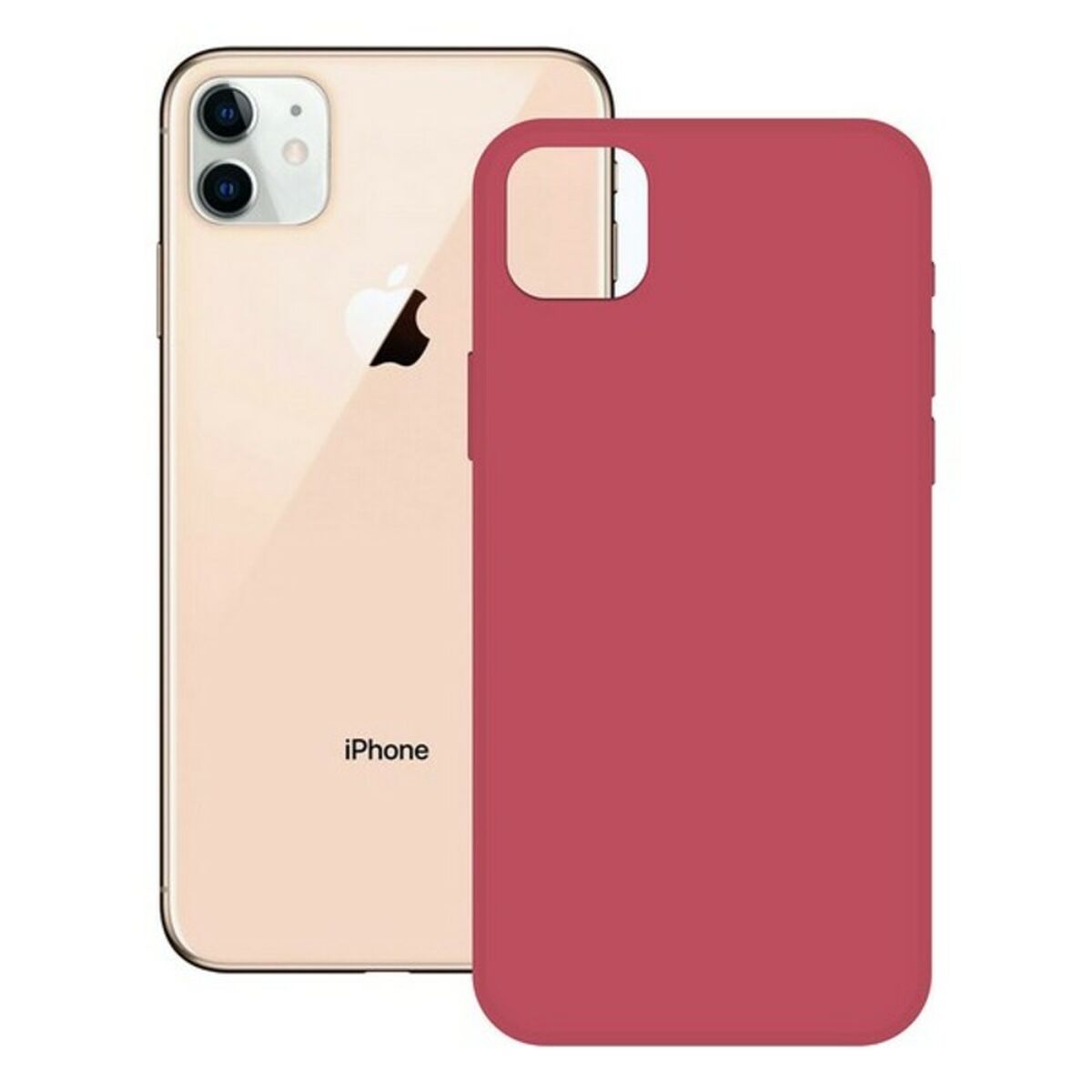 Mobile cover iPhone 12 KSIX Soft Silicone iPhone 12 Mini-1