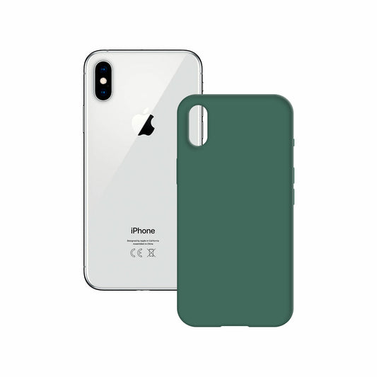 Mobile cover KSIX iPhone XS Max Green Iphone XS MAX-0