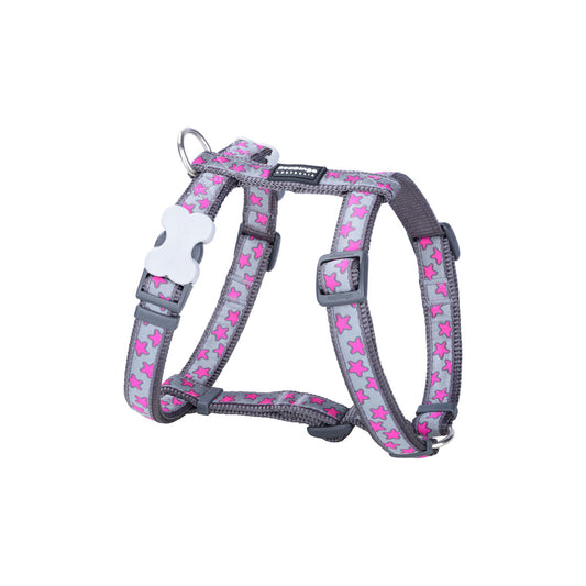 Dog Harness Red Dingo On Cool 25-39 cm Pink Grey-0