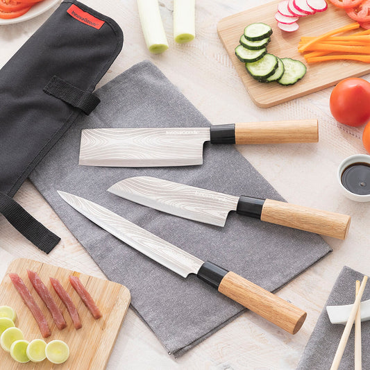 Set of Knives with Professional Carry Case Damas·Q InnovaGoods-10