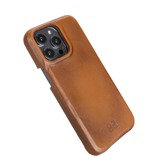 Apple iPhone 14 Series Full Leather Coating Back Cover-0