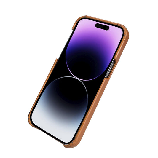 Apple iPhone 14 Series Full Leather Coating Back Cover-1