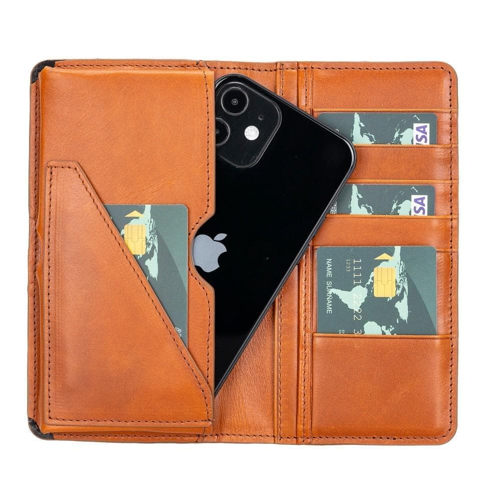 Calvina Genuine Leather Universal Wallet 6.2"-8