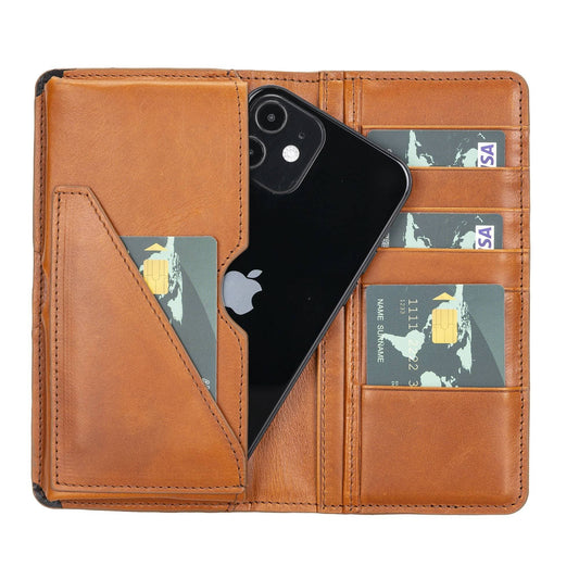 Calvina Customizable Genuine Leather Wallet for Unisex-0