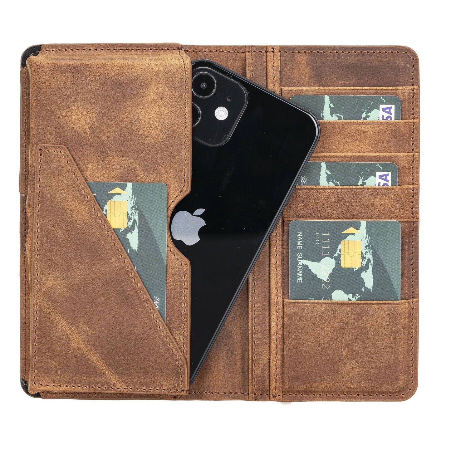 Calvina Customizable Genuine Leather Wallet for Unisex-8