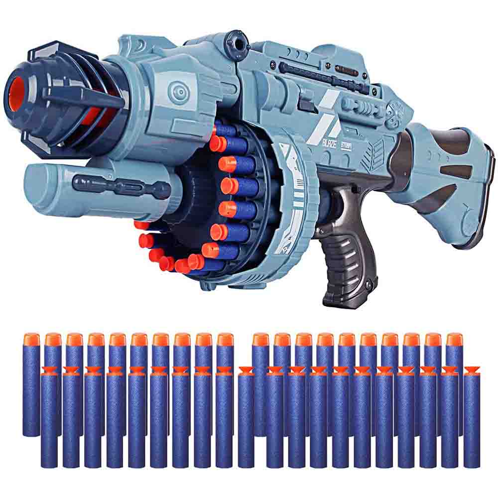 Toy gun with sound, 2 colors - gray-1