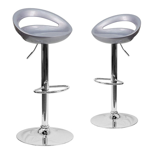 2 Kitti bar stools, in several colors - silver-0