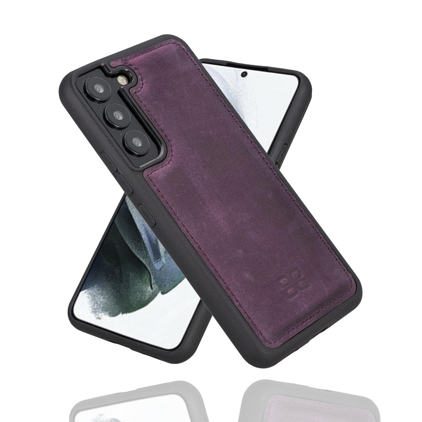 Samsung Galaxy S22 Series Genuine Leather Slim Back Cover Case-15