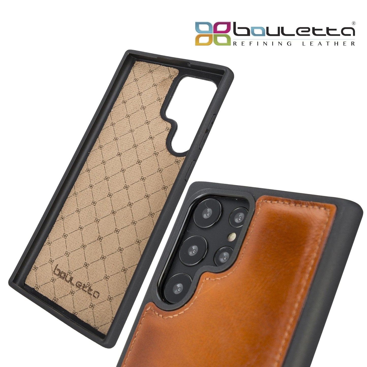 Samsung Galaxy S22 Series Genuine Leather Slim Back Cover Case-2