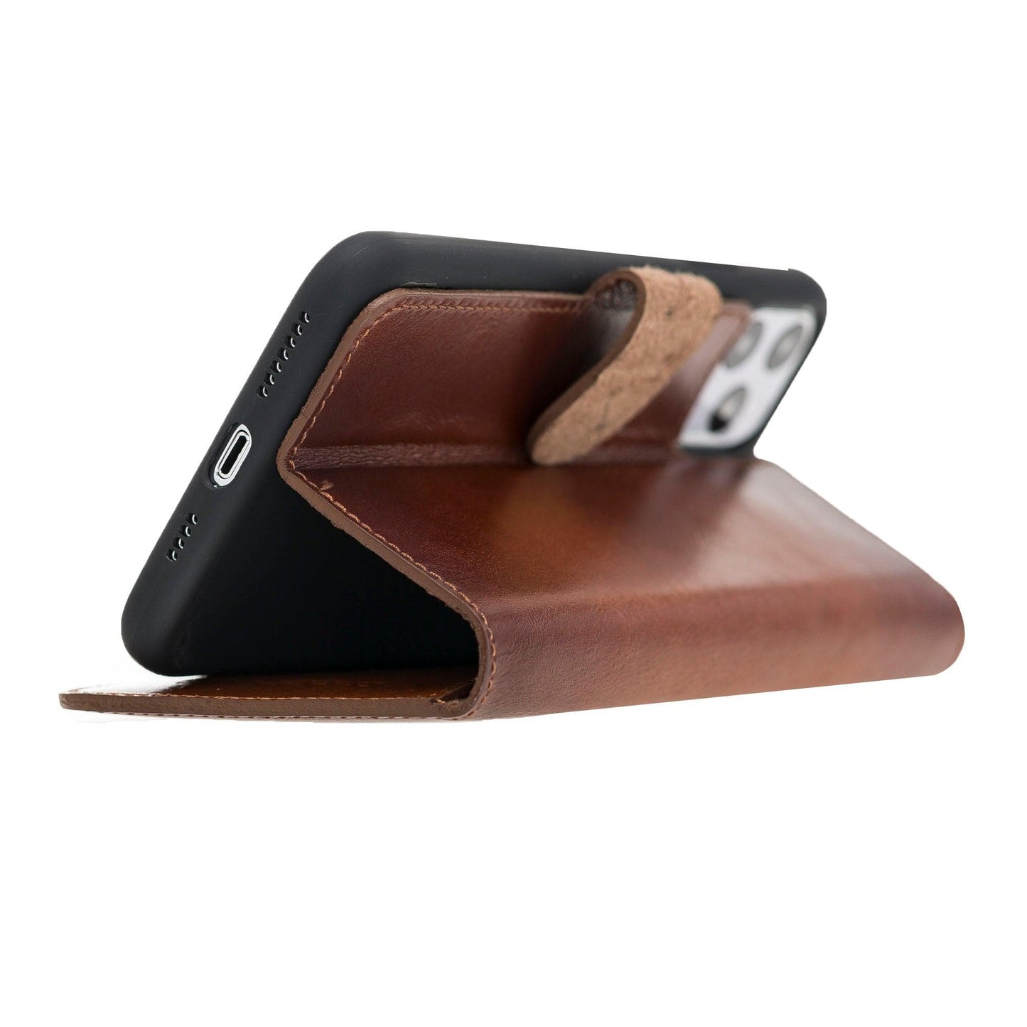Wallet Folio with ID Slot Leather Wallet Case For Apple iPhone 11 Series-4